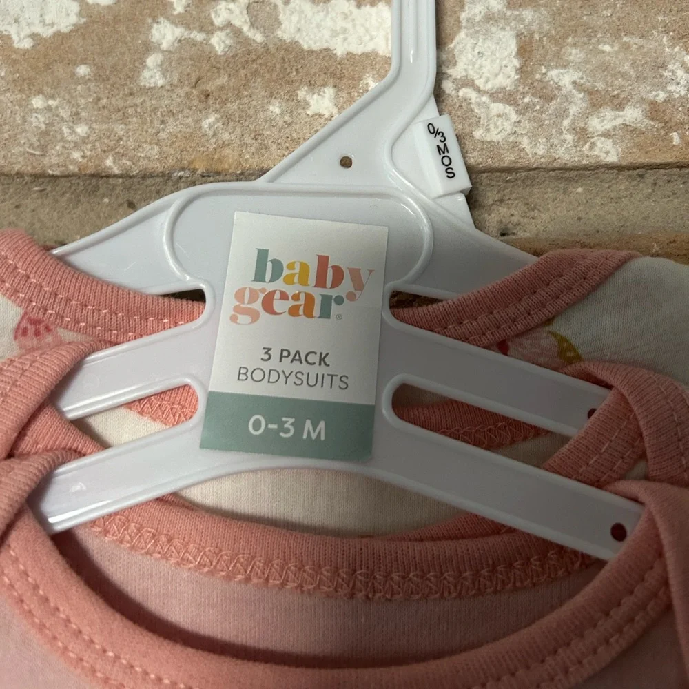 Baby Gear Bodysuit. 3 pack. New with tags.